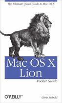 Couverture du livre « Mac OS X Lion pocket guide » de Chris Seibold aux éditions O Reilly