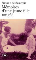 Couverture du livre « Mémoires d'une jeune fille rangée » de Simone De Beauvoir aux éditions Gallimard