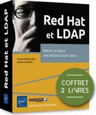 Couverture du livre « Red Hat et LDAP ; coffret de 2 livres : mettre en place une infrastructure Linux » de Thibault Bartolone et Stephane Ropars aux éditions Eni