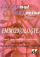 Couverture du livre « Immunologie » de Eric Khayat et Thomas Devaux et Emmanuel Andres aux éditions Vernazobres Grego