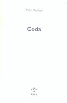 Couverture du livre « Coda » de René Belletto aux éditions P.o.l