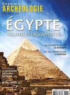 Couverture du livre « Dossier d'archeologie n 393 egypte, quoi de neuf ' - mai/juin 2019 » de  aux éditions Faton Revue