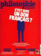 Couverture du livre « Philosophie magazine n 156 : c'est quoi un bon francais ? - fevrier 2022 » de  aux éditions Philo Revue