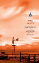 Couverture du livre « Disparitions » de Paul Auster aux éditions Actes Sud