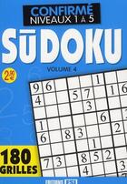 Couverture du livre « Sudoku t.4 ; niveau confirmé 1 à 5 » de Brozinska Anastas. aux éditions Editions Esi