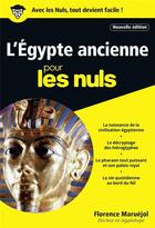 Couverture du livre « L'Egypte ancienne pour les nuls (édition 2017) » de Florence Maruejol aux éditions First