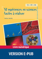 Couverture du livre « 50 expériences en sciences faciles à réaliser » de Pascal Chauvel aux éditions Retz