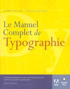 Couverture du livre « Typographie le manuel complet » de  aux éditions Pearson