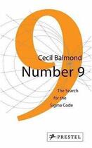 Couverture du livre « Cecil balmond number 9 » de Cecil Balmond aux éditions Prestel
