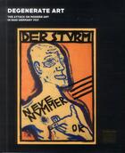 Couverture du livre « Degenerate art (neue galerie) » de Olaf Peters aux éditions Prestel