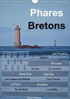 Couverture du livre « Phares de bretagne calendrier » de Beno T Etienne aux éditions Calvendo