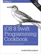 Couverture du livre « IOS 8 Swift Programming Cookbook » de Vandad Nahavandipoor aux éditions O'reilly Media