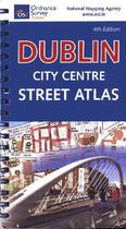 Couverture du livre « Dublin city center ; atlas pocke » de  aux éditions Ordnance Survey