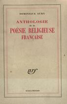 Couverture du livre « Anthologie de la poesie religieuse francaise » de Collectifs Gallimard aux éditions Gallimard