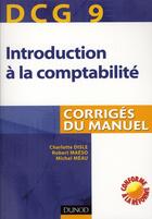 Couverture du livre « Introduction Comptabilite Dcg 9 » de Disle-Maeso-Meau aux éditions Dunod