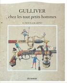 Couverture du livre « Gulliver chez les tout petits hommes » de Mitsumasa Anno et Hisashi Inoue aux éditions Editions Du Genevrier