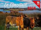 Couverture du livre « Calendrier ; le Limousin ; septembre 2017 /décembre 2018 ; 16 mois » de  aux éditions Geste