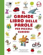 Couverture du livre « Il grande libro delle parole per piccoli curiosi » de Alexandre Bonnefoy et Stephane Husar et Anne-Sophie Cayrey aux éditions Abc Melody