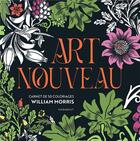 Couverture du livre « Art nouveau : carnet de 50 coloriages » de William Morris aux éditions Marabout