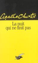 Couverture du livre « La nuit qui ne finit pas » de Agatha Christie aux éditions Editions Du Masque