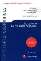 Couverture du livre « Evaluation du prejudice corporel » de  aux éditions Lexisnexis