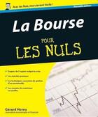 Couverture du livre « La bourse pour les nuls » de Gerard Horny aux éditions Pour Les Nuls