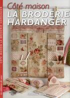 Couverture du livre « La broderie Hardanger ; côté maison » de Ghislaine Hion aux éditions De Saxe