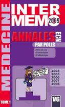 Couverture du livre « Annales pour pôles 2004 à 2008 t.1 » de  aux éditions Vernazobres Grego