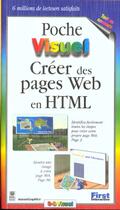 Couverture du livre « Poche visuel creer des pages web en html » de Marangraphics aux éditions First Interactive