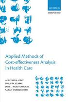 Couverture du livre « Applied Methods of Cost-effectiveness Analysis in Healthcare » de Wordsworth Sarah aux éditions Oup Oxford