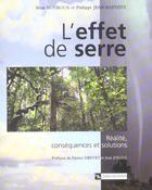 Couverture du livre « Effet de serre » de René Ducroux et Philippe Jean-Batiste aux éditions Cnrs