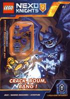 Couverture du livre « Lego nexo knights crack, boum, bang ! » de  aux éditions Carabas