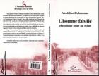 Couverture du livre « L'homme falsifié ; chronique pour un refus » de Azeddine Dahmoune aux éditions L'harmattan