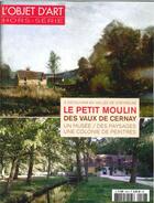 Couverture du livre « L'objet d'art hs n 106 le petit moulin des vaux de cernay octobre 2016 » de  aux éditions L'objet D'art