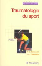 Couverture du livre « Traumatologie du sport » de Chassunot Danowski aux éditions Elsevier-masson
