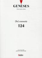 Couverture du livre « Geneses, n.124 (2021-3) » de  aux éditions Belin