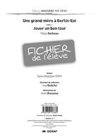 Couverture du livre « Grand-mere a berlin-est - fichier » de  aux éditions Sedrap