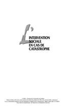 Couverture du livre « L'intervention sociale en cas de catastrophe » de Maltais et Rheault aux éditions Presses De L'universite Du Quebec