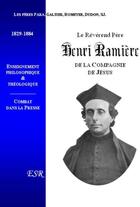 Couverture du livre « Le révérend père Henri Ramière ; de la compagnie de Jésus » de Para aux éditions Saint-remi