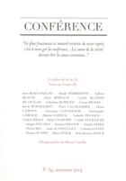 Couverture du livre « CONFERENCE T.39 » de  aux éditions Conference