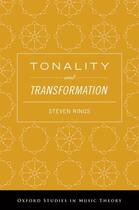 Couverture du livre « Tonality and Transformation » de Rings Steven aux éditions Oxford University Press Usa