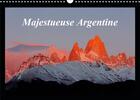 Couverture du livre « Majestueuse Argentine (Calendrier mural 2020 DIN A3 horizontal) ; Photographies des superbes paysages de la Terre de Feu et de la Patagonie. (Calendrier mensuel, 14 Pages ) » de Guillaume Fleurent aux éditions Calvendo