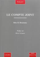 Couverture du livre « Le compte joint » de Rita El Boustany aux éditions Editions Delta