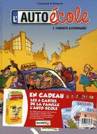 Couverture du livre « L'auto-école T.2 ; conduite accompagnée » de Christophe Cazenove et Andre Amouriq aux éditions Bamboo