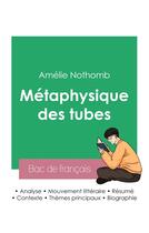 Couverture du livre « Réussir son Bac de français 2023 : Analyse de la Métaphysique des tubes de Amélie Nothomb » de Amélie Nothomb aux éditions Bac De Francais