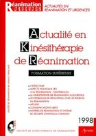 Couverture du livre « ACTUALITE EN KINESITHERAPIE DE REANIMATION 1998 » de Arnette aux éditions Arnette