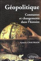 Couverture du livre « Nouv.ed.9782729831721/chaco3 » de Chauprade aux éditions Ellipses