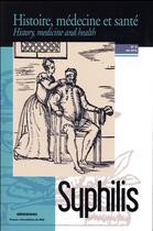 Couverture du livre « Syphilis - (revue histoire, medecine et sante n 9) » de Didier Foucault aux éditions Pu Du Midi