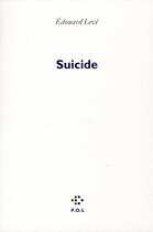 Couverture du livre « Suicide » de Edouard Leve aux éditions P.o.l