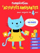 Couverture du livre « Compilation d'activités amusantes pour enfants de 4 ans » de  aux éditions Yoyo Books